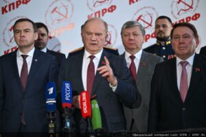 Пресс-подход в перерыве III (апрельского) совместного Пленума ЦК и ЦКРК КПРФ